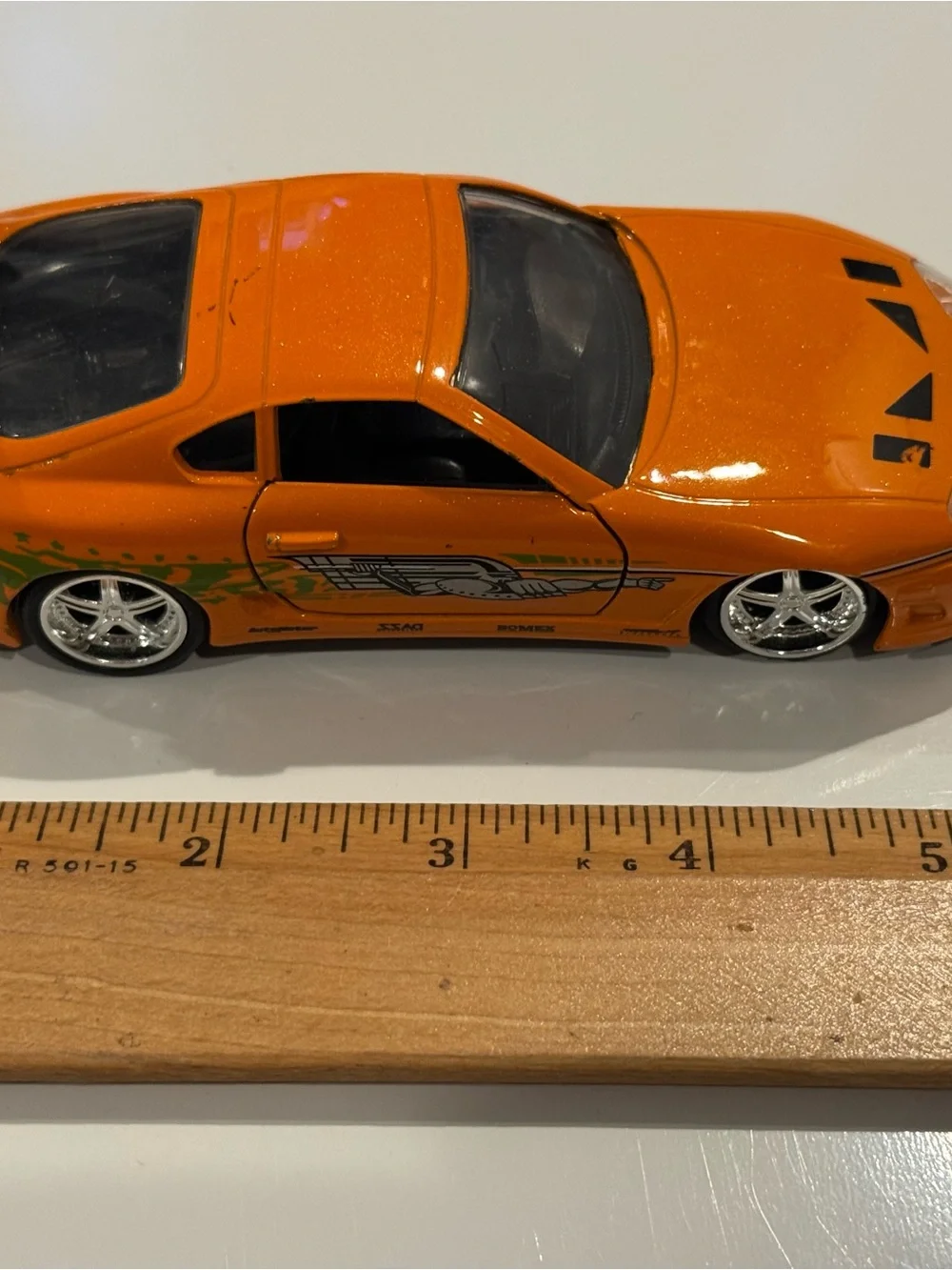 Jada Toys Die-cast Fast And Furious Brian's Toyota Supra 1:32 Orange